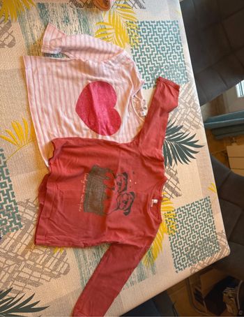 Lot 2 t-shirt manches longues