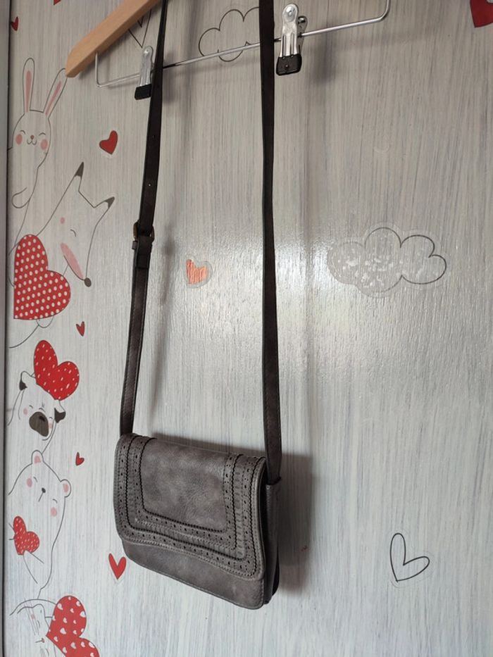 Sac pochette gris - photo numéro 2