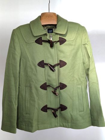 Manteau duffle-coat GAP en laine - Vert