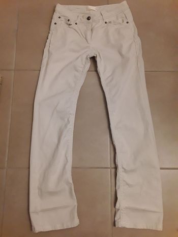 Jean blanc cassé femme 40 TBE