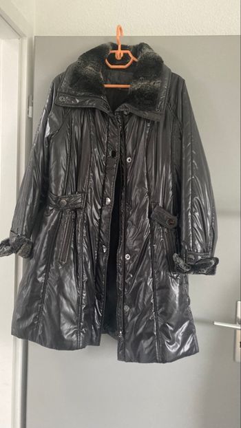 Manteau gris anthracite femme