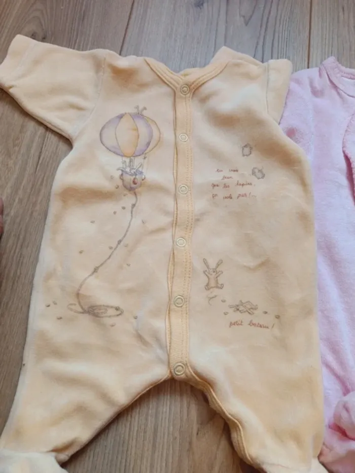 2 pyjamas naissance Petit bateau - photo numéro 2