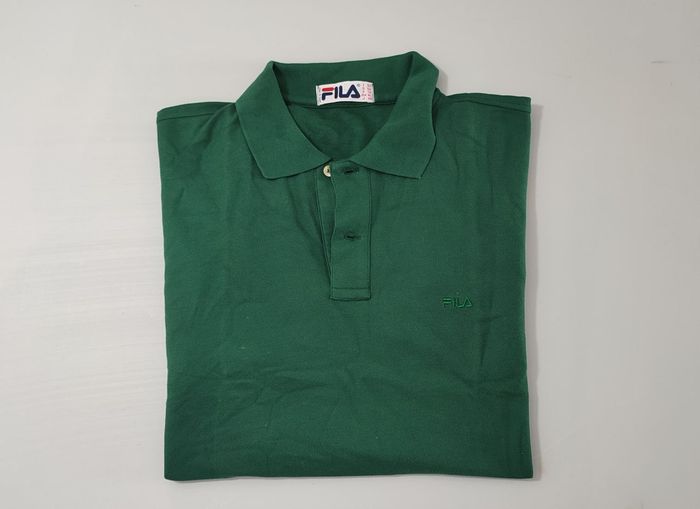 Vêtement Homme t-shirts tee-shirts polo vert fila taille L #Retrostreet
