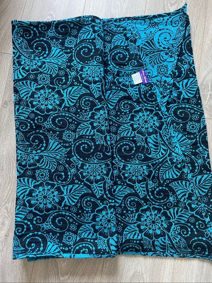Écharpe de portage de la marque Yaro modèleAva Contra Black-Blue Glam Taille 5 - photo numéro 2