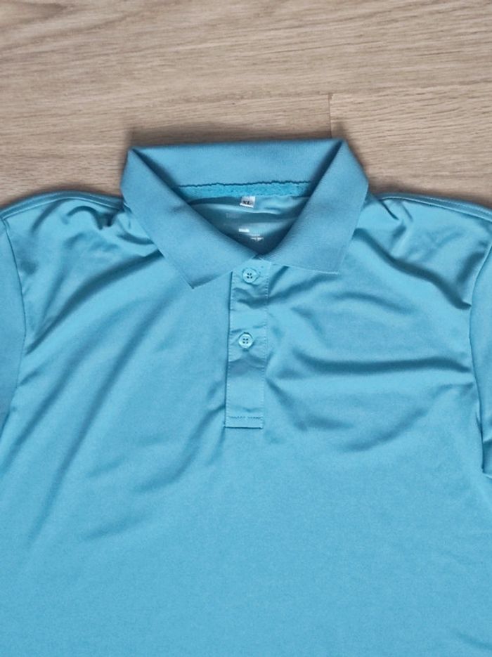 Polo bleu ciel / Truc Quynh Fashion - 40/L à 42/XL - photo numéro 2