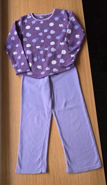 Pyjama 2 pièces cœurs 8 ans