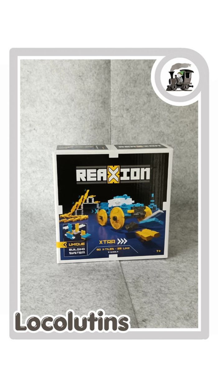🚂 Jeu Reaxion – système de construction 90 pièces et 25 connecteurs