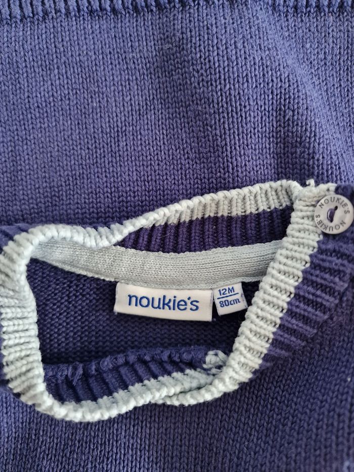 Noukie's - Pull en tricot, manches longues, col V (12 mois) - photo numéro 6