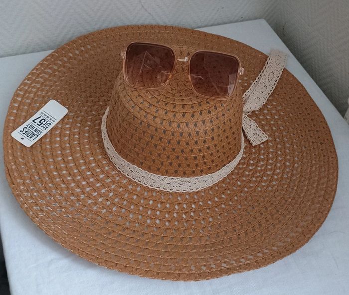 Lunettes de soleil + chapeau de soleil été