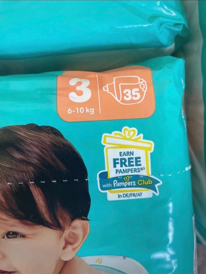 Couches Pampers baby dry T3 - photo numéro 2