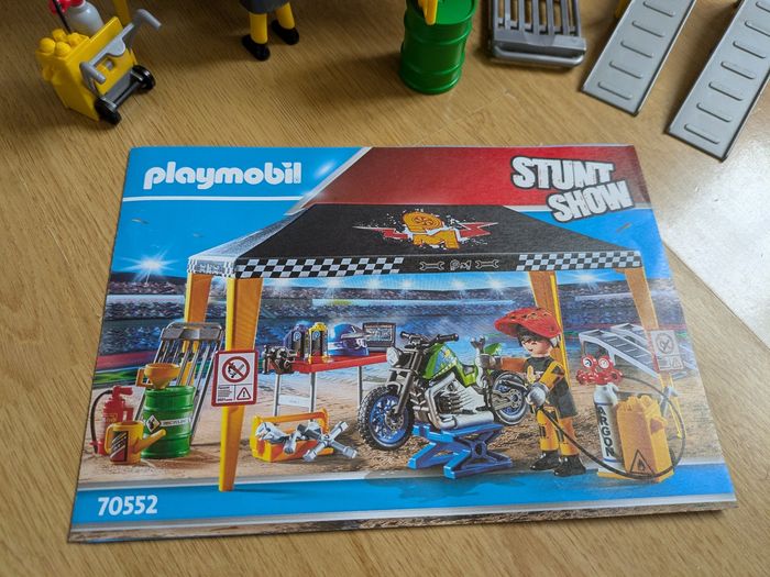 Atelier réparation moto playmobil - photo numéro 2