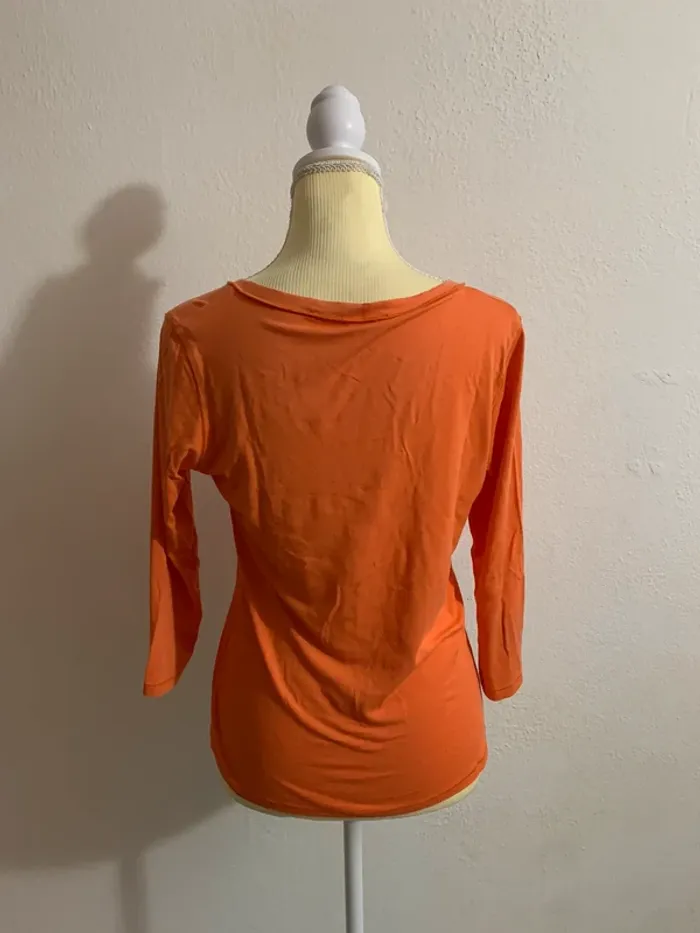 T-shirt corail La Mode Est À Vous – Taille 3 (40/42) - photo numéro 3