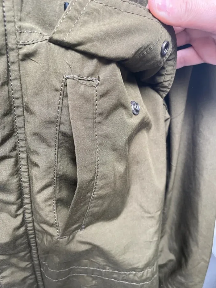 Levi's Green Coat Parka Women's Size M - photo numéro 5