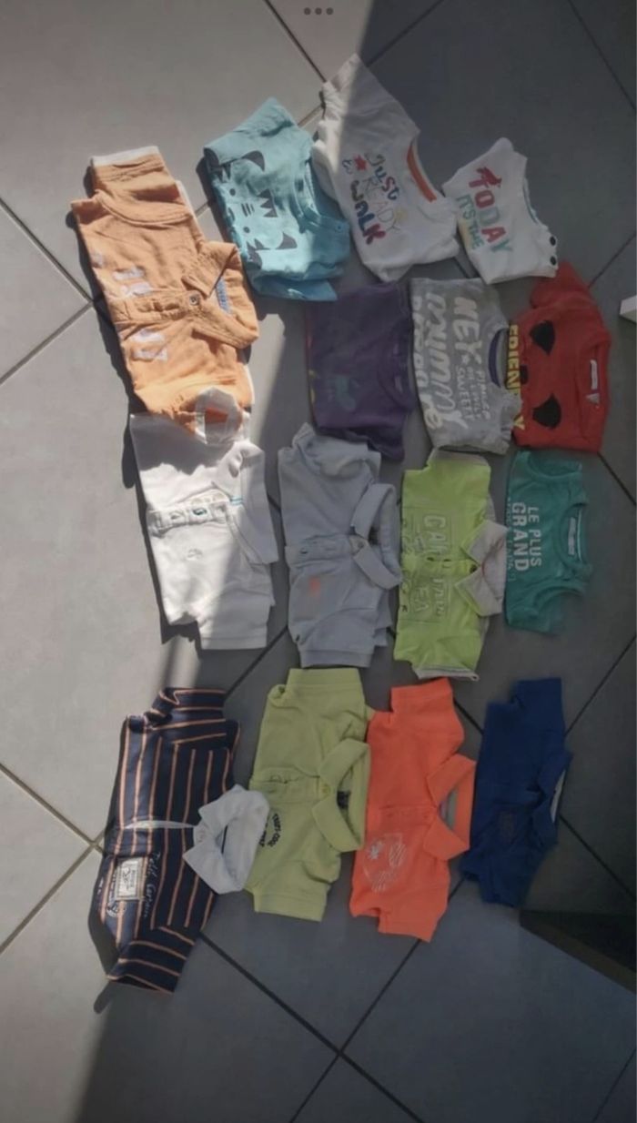 Lot vêtements printemps/été taille 3 mois garçon