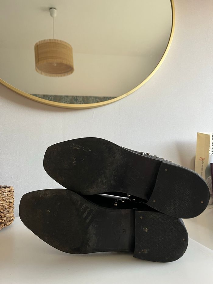 Bottines noires Zara - photo numéro 3