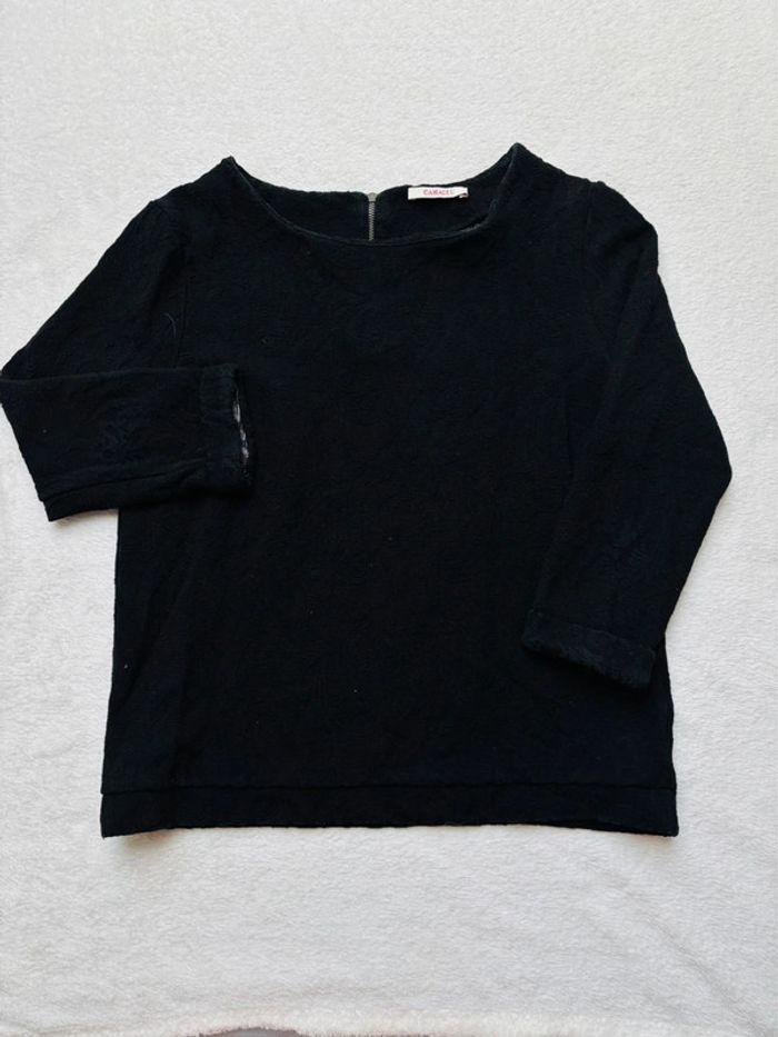 Haut noir Camaïeu -L