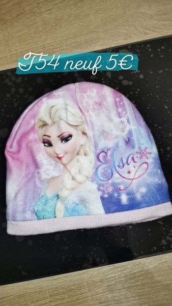Bonnet reine des neiges neuf T54