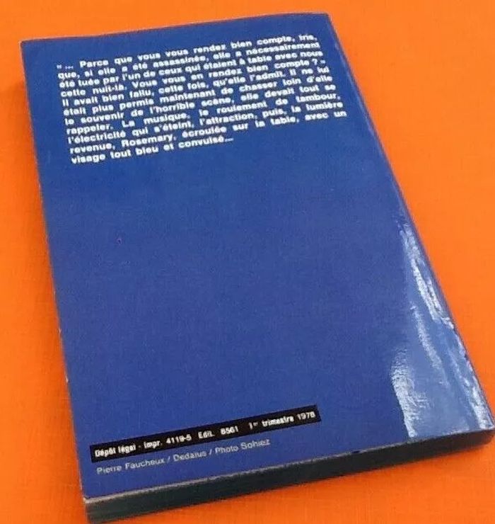 Agatha Christie Meurtre au champagne N° 5008 (1978) Le Livre de Poche - photo numéro 3