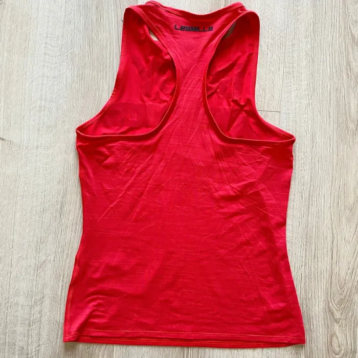 Reebok Débardeur Fitness Activ Chill BodyPump Femme Collection Street Sportwear Rouge (Taille S) - photo numéro 4