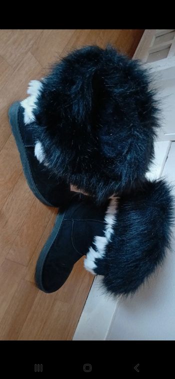 Botte a fausse fourrure