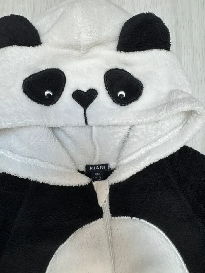 Pyjama chaud Panda 18 mois - photo numéro 3