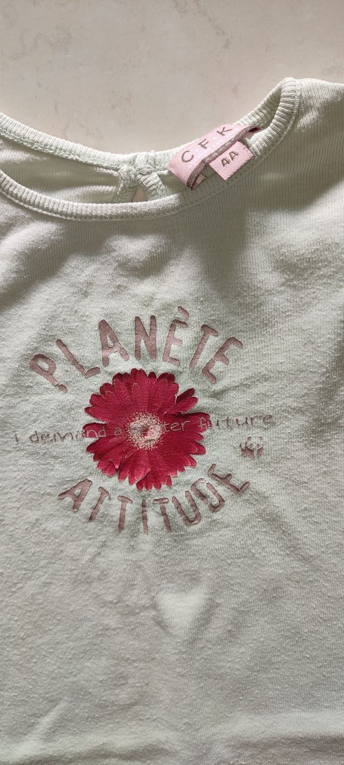 Tee shirt manches longues fille 4 ans - photo numéro 3