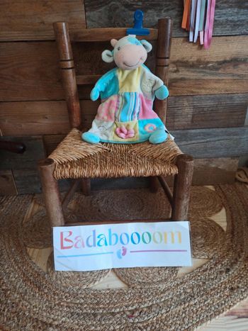 Doudou vache patchwork tbe