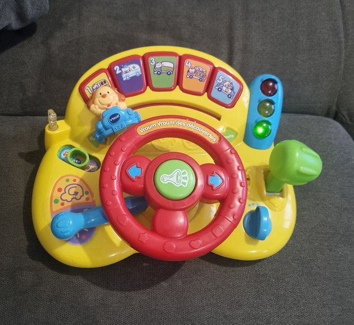 Volant vroum vroum des decouvertes vtech jouet musical educatif
