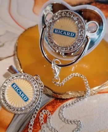 Tétine argenté Ricard 