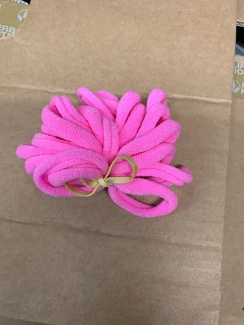 Lot de 20 élastiques rose