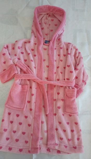 Peignoir pilou rose lupilu