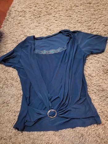 Haut femme TU bleu