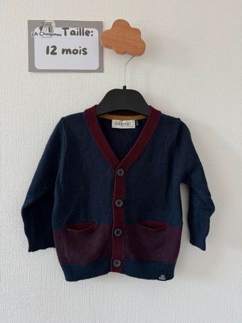 Gilet marine - taille 12 mois 🌼