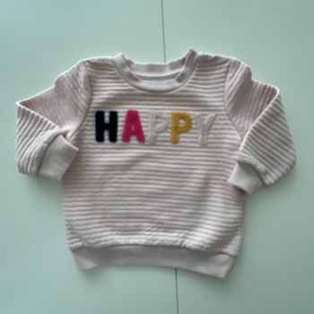 Pull rose primark happy 18 mois