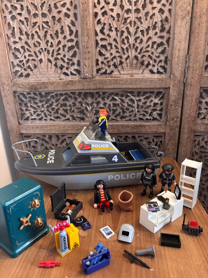 Bateau police personnages et accessoires playlobil - photo numéro 2