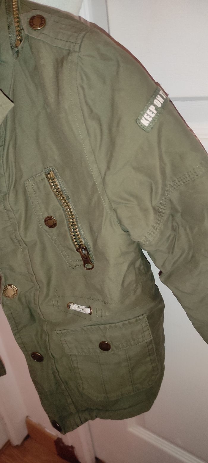 Manteau kaki garçon - photo numéro 2