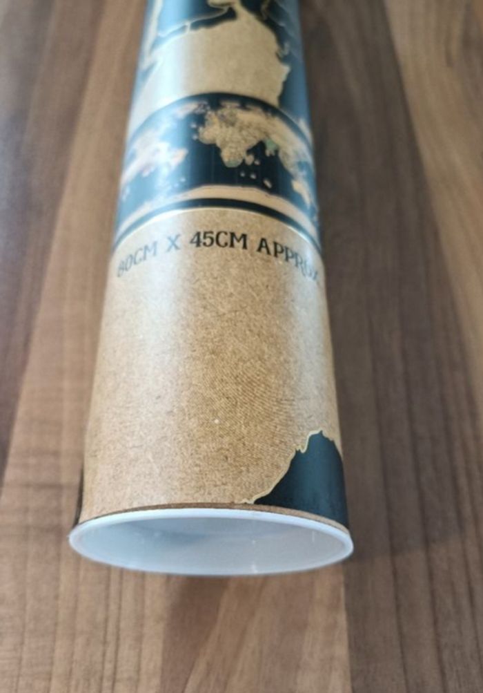 Poster du monde à gratter neuf - photo numéro 6