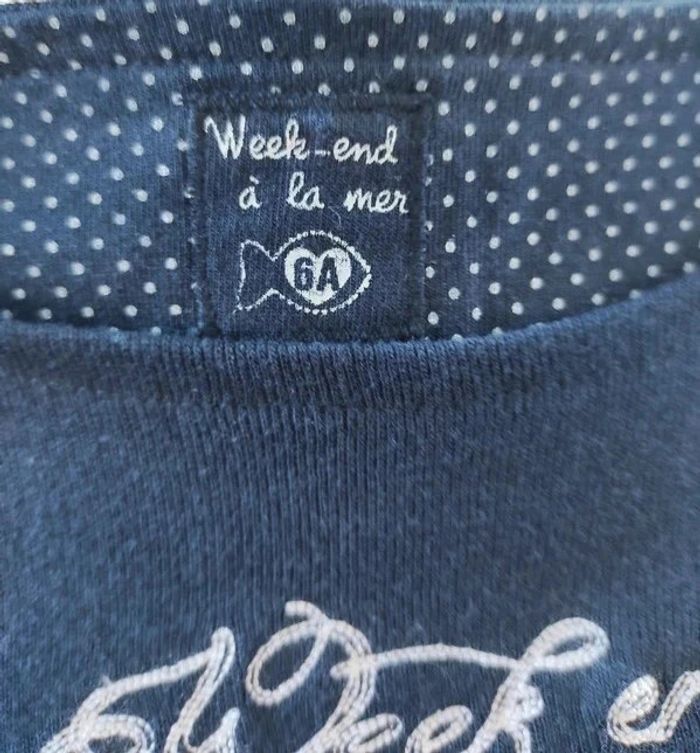 25 € Robe Week end à la Mer manches longue à rayures 6 ans - photo numéro 3