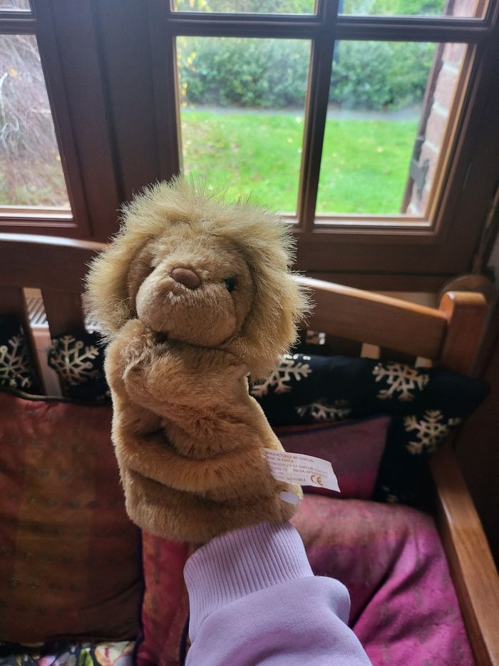 Vintage peluche lion 🦁 marionnette - photo numéro 6