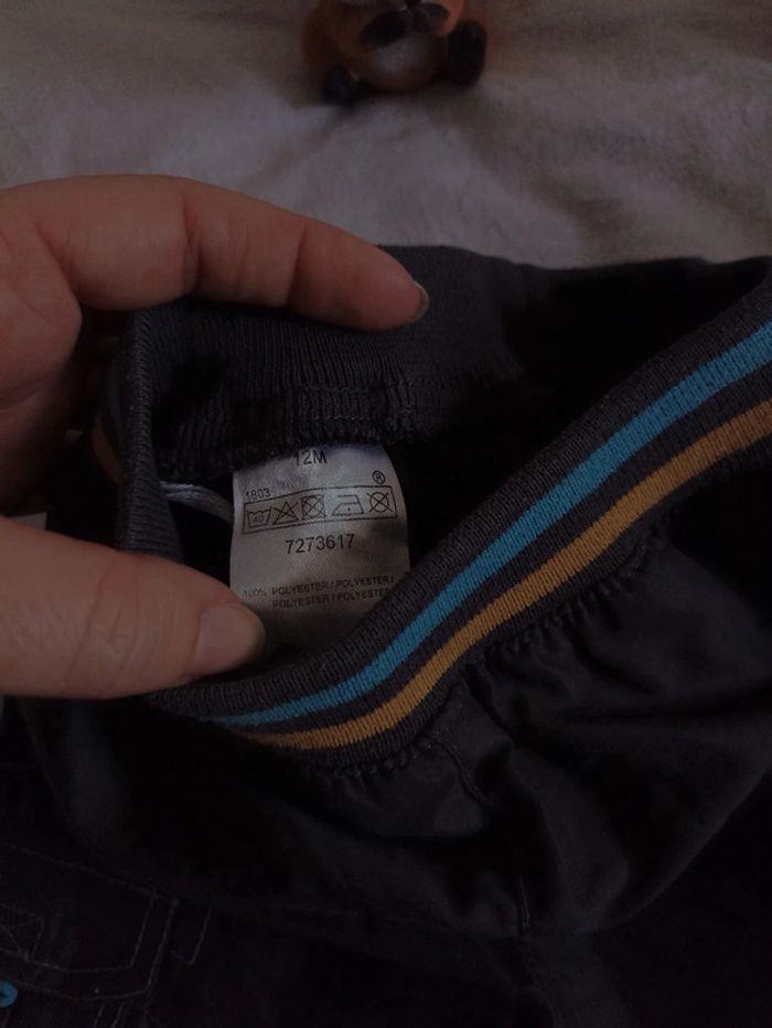 Pantalon jogging gris 12 mois - photo numéro 2