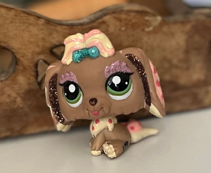 Little petshop cocker à paillettes # 2155