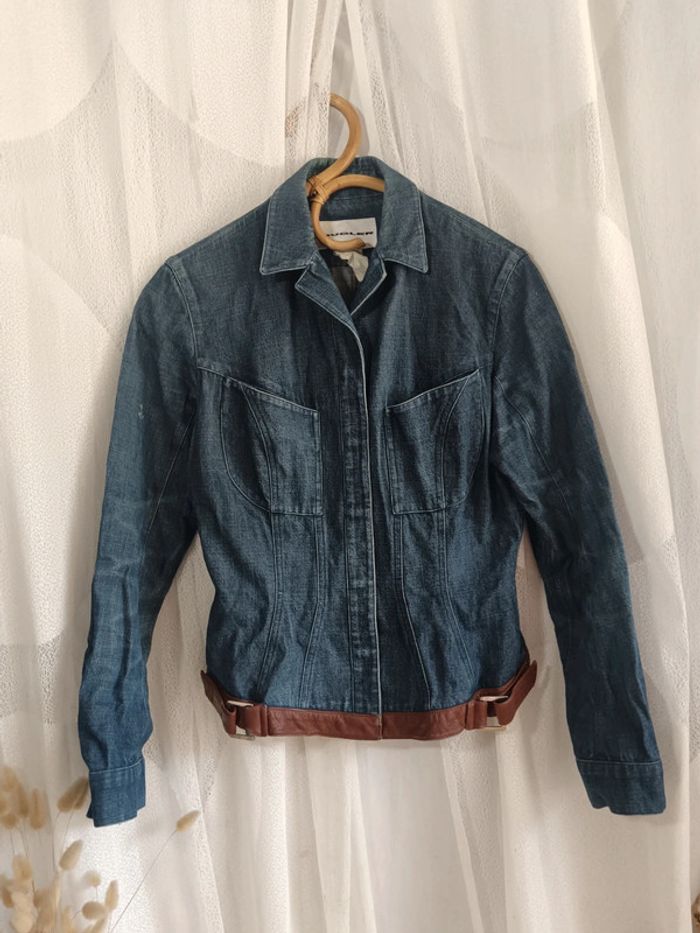 Mugler | Veste en jean courte |t. 36/38 - photo numéro 10