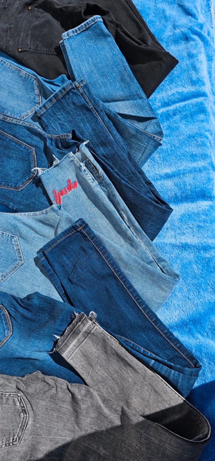 Lot de 6 jean Zara Bershka Stradivarius taille 34 - photo numéro 2