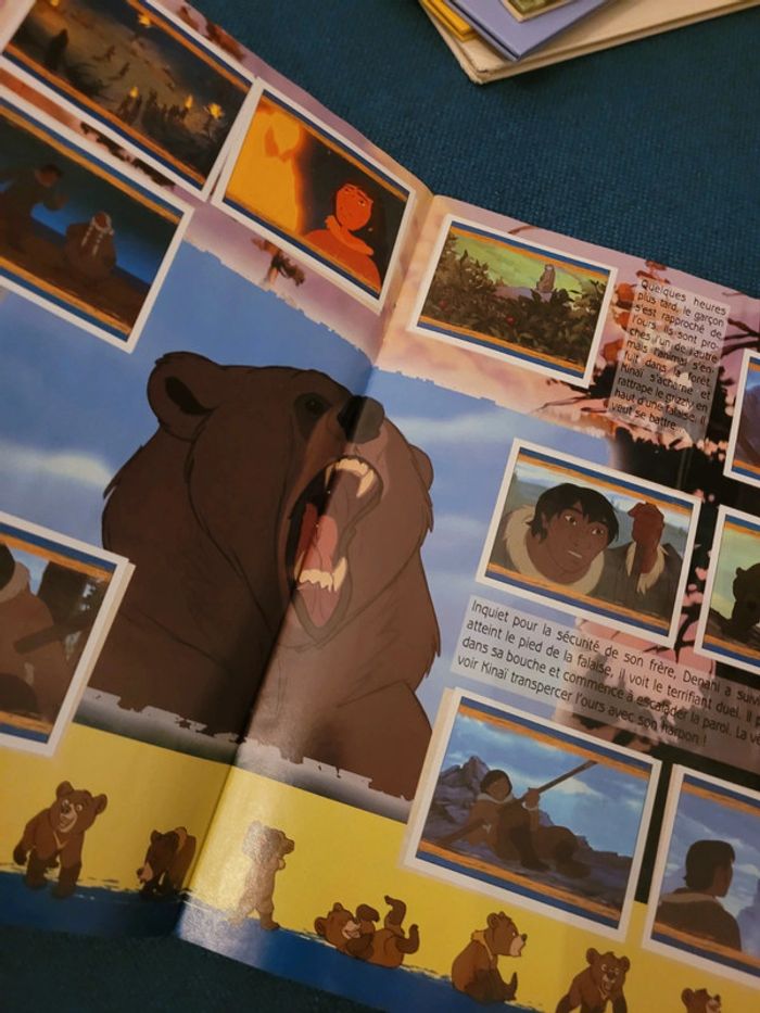 RARE Album Panini complet Disney Frère des Ours + poster brillantes autocollants stickers - photo numéro 6
