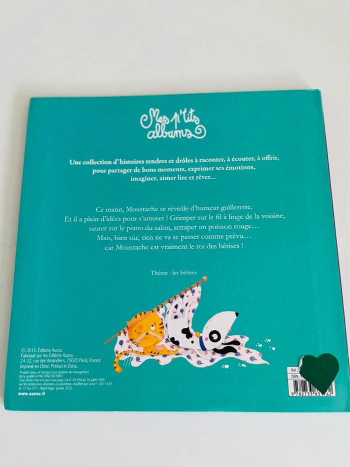 Livre moustache le roi des bêtises - photo numéro 2