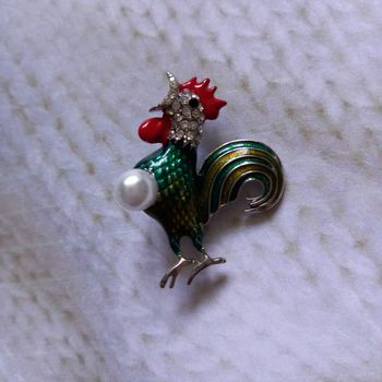 Broche coq #260403