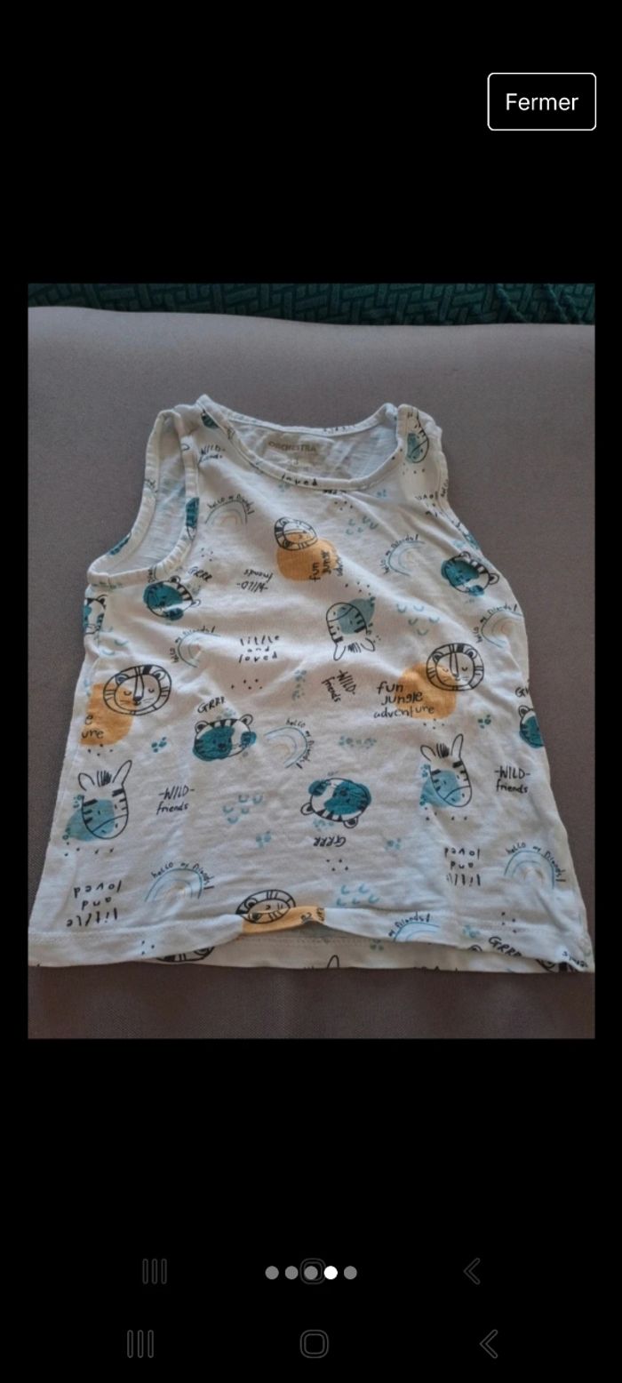 2 débardeurs garçon 👦 - photo numéro 2