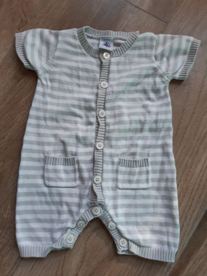 Combi petit bateau 1 mois