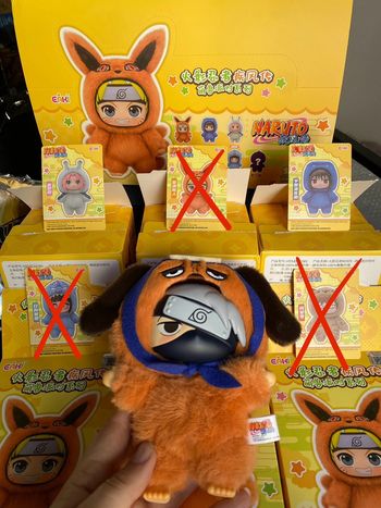 Sakura + Sasuke - Naruto Cute Beast Party plush keychain