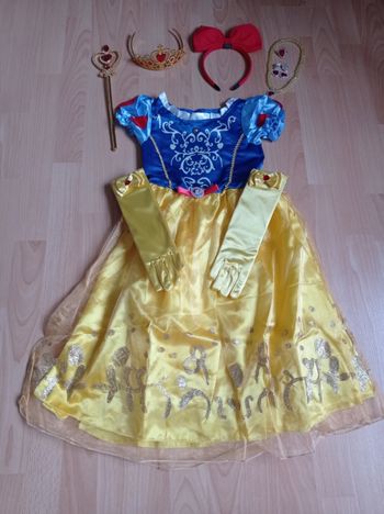 Déguisement princesse blanche neige 5ans